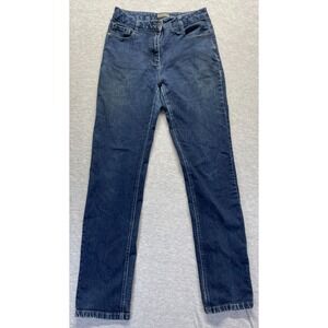Apparel Collection Jeans Womens 6 Blue Dark Wash Denim Cotton Straight Leg